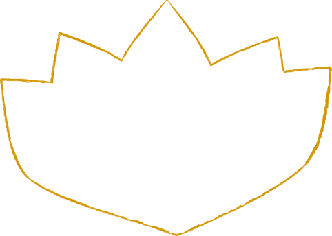 Original hand-drawn lotus symbol created for the Lotus Journal